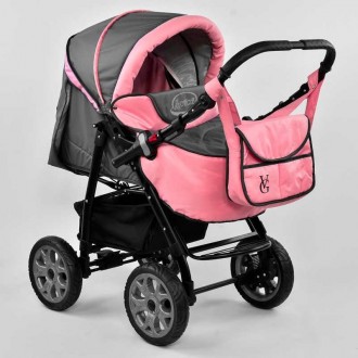Коляска для детей Viki 86- C 09 серо-розовый. Харьков. фото 1 Коляска для детей Viki 86- C 09 серо-розовый. Харьков. фото 1