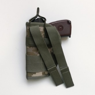 
 
 
Колір тканини: піксель
Призначення:
Кобура призначений для носіння пістолет. . фото 4