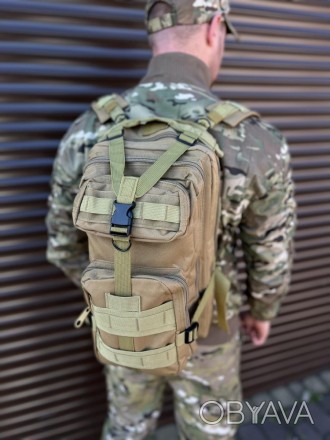 
 
 Тактичний військовий рюкзак призначений як для носіння в міських умовах, так. . фото 1