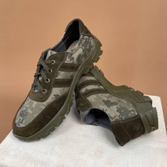 
 
 Тактичні кросівки
"Побратим 1"
Кольори: олива, койот
Матеріали:
-Натуральна . . фото 5