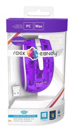 Беспроводная мышь для ПК Rock Candy, фиолетовая, Rock Candy - Cosmoberry. Одесса. фото 1 Беспроводная мышь для ПК Rock Candy, фиолетовая, Rock Candy - Cosmoberry. Одесса. фото 1
