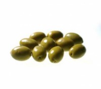Оливки, сорт Халкидики,GREEN OLIVES OF CHALKIDIKI, размер Colossal, вакуумная уп. . фото 2