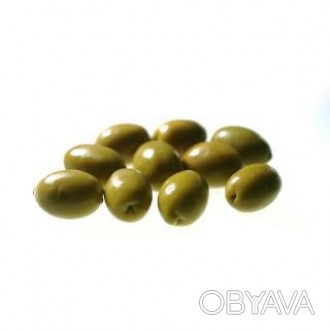 Оливки, сорт Халкидики,GREEN OLIVES OF CHALKIDIKI, размер Colossal, вакуумная уп. . фото 1