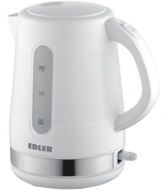 Чайник Edler EK4525
Об'єм 1.7 л
Потужність 2200 Вт
Тип нагрівального елемента Пр. . фото 2