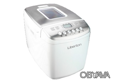 Хлібопічка Liberton LBM-6308
	Потужність, Вт: 850
	Вага випічки ,г: 1000/1250/15. . фото 1