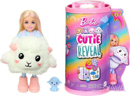 З 6 сюрпризами в 1 упаковці ляльки Barbie Cutie Reveal Chelsea подарують наймилі. . фото 1