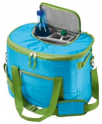 
Велика термо сумка, сумка холодильник Crivit Cool Bag 35L блакитна Термосумка ч. . фото 5