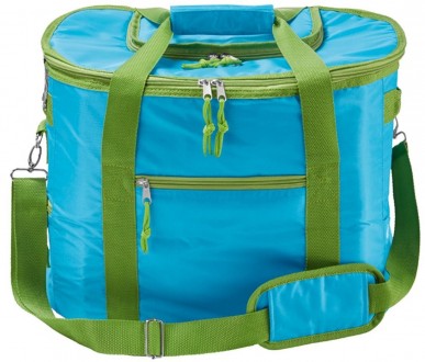 
Велика термо сумка, сумка холодильник Crivit Cool Bag 35L блакитна Термосумка ч. . фото 3