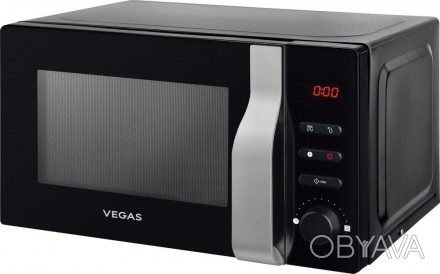 Микроволновая печь без гриля VEGAS VMO-6020MB
 Стильная микроволновая печь Vegas. . фото 1