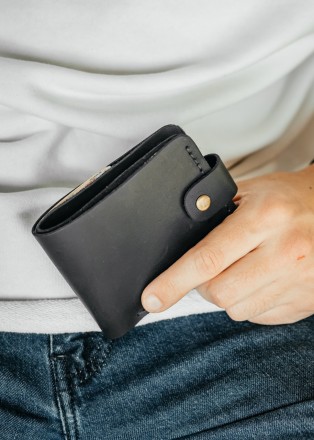 Шкіряний гаманець з колекції ALLURE - надійний та стильний аксесуар на кожен ден. . фото 3