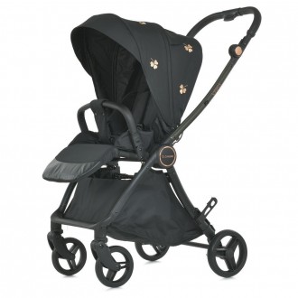 Коляска прогулочная El Camino Versa Clover Black ME-1078-Clover-Black черная. Киев. фото 1 Коляска прогулочная El Camino Versa Clover Black ME-1078-Clover-Black черная. Киев. фото 1