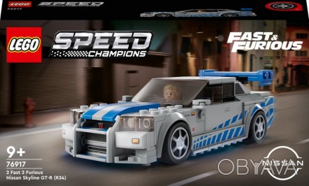 Конструктор ігровий Speed Champions Подвійний форсаж Nissan Skyline GT-R 76917
К. . фото 1