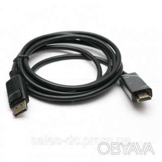 Кабель мультимедійний Display/HDMI DP CABLE 1.5 M. . фото 1