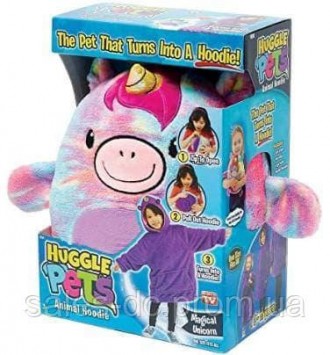 Huggle Pets Hoodie — незвичайна кумедна іграшка подушка, яка перетворюється на з. . фото 2
