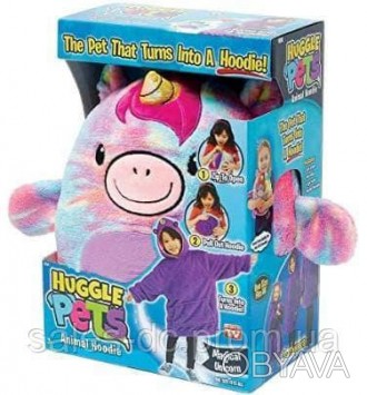 Huggle Pets Hoodie — незвичайна кумедна іграшка подушка, яка перетворюється на з. . фото 1