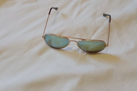 Стильні сонцезахисні підліткові окуляри авіатор дзеркальні унісекс. Металева тон. . фото 5