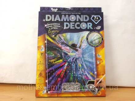 "Diamond Decor" – серия наборов креативного творчества, выполненная в технике де. . фото 3