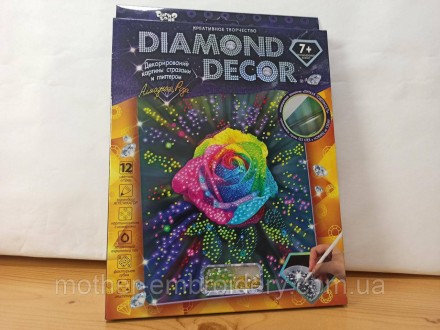 "Diamond Decor" – серия наборов креативного творчества, выполненная в технике де. . фото 4