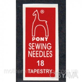 Гобеленові голки (Cross Stitch / Tapestry Needles) мають тупий кінчик та широке . . фото 1