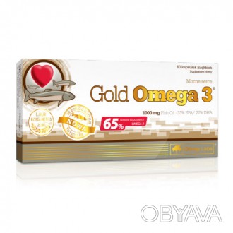Olimp Gold Omega-3 65% — это пищевая добавка, содержащая высококачественный конц. . фото 1