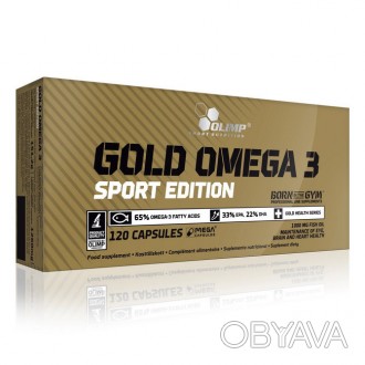 Olimp Gold Omega-3 Sport Edition — препарат, восполняющий дефицит кислот омега-3. . фото 1