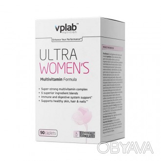 VPlab Ultra Women's Multivitamin Formula – оптимально подобранный комплекс, соде. . фото 1
