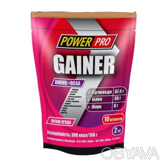 Gainer Amino+BCAA от Power Pro — лучший гейнер для быстрого восполнения энергии . . фото 1