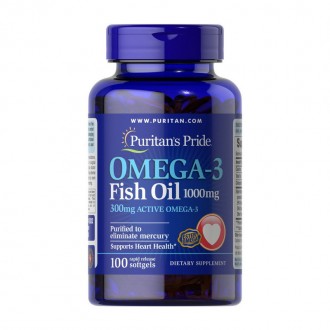 Omega-3 Fish Oil 1200 mg – это запатентованный рыбий жир, который содержит 300 м. . фото 2