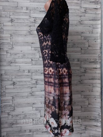 Женское платье Lafaba с принтом леопардовым и цветочным рукава из гипюра
Состоян. . фото 6