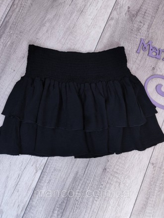Детская чёрная юбка для девочки 
Состояние: б/у, в хорошем состоянии
Производите. . фото 4