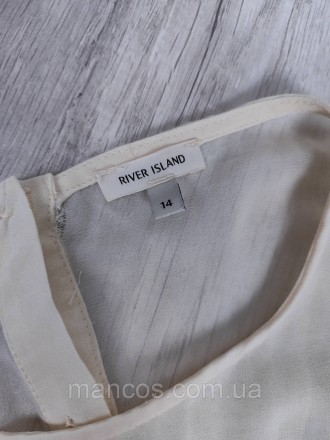 Женское платье без рукавов River Island цвет слоновая кость 
Состояние: б/у, в о. . фото 9
