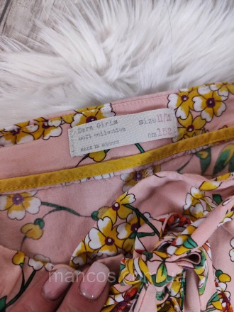 Летние вискозные штаны джоггеры Zara с цветочным принтом 
Состояние: б/у, в отли. . фото 10