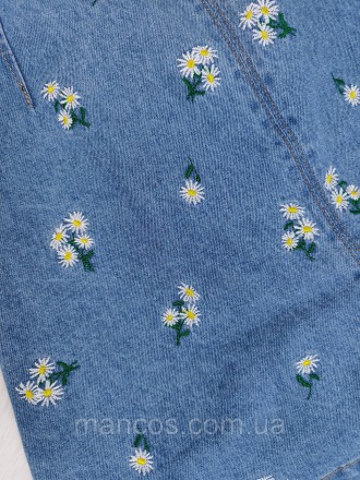 Джинсовая юбка H&M голубая с вышивкой 
Состояние: б/у, в идеальном состоянии 
Пр. . фото 8