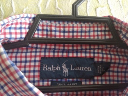 Качественная брендовая мужская рубашка, р.L, Ralph Lauren, Шри-Ланка .
Цвет - к. . фото 4