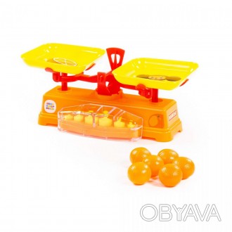 Дитячий ігровий набір ваги в сіточці 84262 + 6 апельсинів. . фото 1
