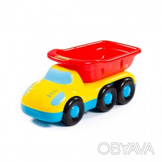 Дитяча іграшка машинка тривісна самоскид 48349 Розмір товару, мм: 130х300х300. . фото 1