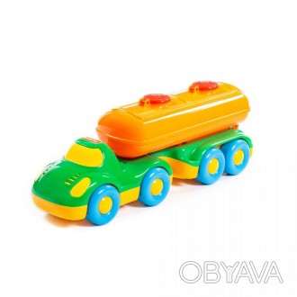 Дитяча іграшка машинка з напівпричепом-цистерною 48493 Розмір товару, мм: 130х42. . фото 1