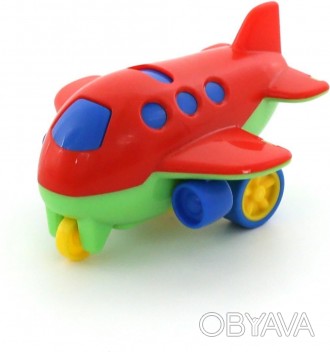 Дитяча іграшка літак з інерційним механізмом 52612 Яскравий барвистий літачок пр. . фото 1