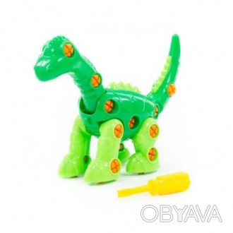 Дитяча іграшка конструктор динозавр з інструментами (35 елементів) (в пакеті) 76. . фото 1