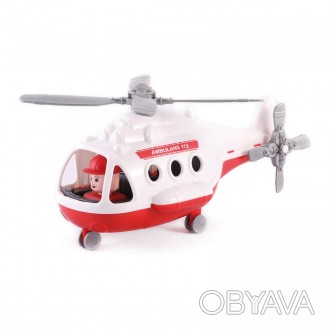 Дитяча іграшка гелікоптер (вертоліт) швидка допомога (у сіточці) 72399 Категорія. . фото 1