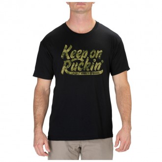 Футболка 5.11 KEEP ON RUCKIN TEE 41242ACE Large, Чорний. Дрогобич. фото 1 Футболка 5.11 KEEP ON RUCKIN TEE 41242ACE Large, Чорний. Дрогобич. фото 1