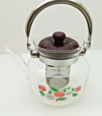  Заварочный чайник А-Плюс 1045, стекло, 1.2 л. служит для приготовления чая. С п. . фото 3