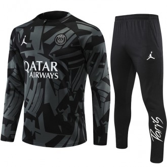 Детский футбольный костюм ПСЖ 2022-2023 Air Jordan Black/Grey 135-145 см (3371). Киев. фото 1 Детский футбольный костюм ПСЖ 2022-2023 Air Jordan Black/Grey 135-145 см (3371). Киев. фото 1