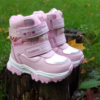 Ботинки зимние TOM.M арт.10102M, fashion, розовый Верх – искусственная кожа, вод. . фото 5