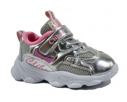 Кросівки CLIBEE арт.F-912-S, silver-pink, 26, 15.7. Киев. фото 1 Кросівки CLIBEE арт.F-912-S, silver-pink, 26, 15.7. Киев. фото 1