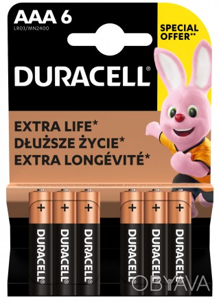 Долговечность заряда батареек Duracell размера AAA увеличена до 10 раз*. Эти мно. . фото 1