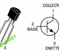  Биполярный высокочастотный npn транзистор BC547. Особенности Исходный полупрово. . фото 5