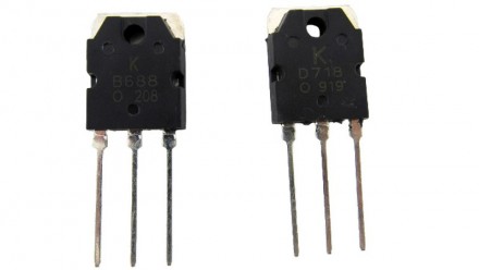  Транзисторная пара 2SD718 2SB688 B688 D718.. . фото 2
