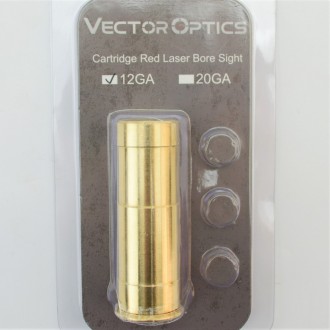Лазерный патрон 12к Vector Optics SCBCR-02
Лазерный патрон холодной пристрелки д. . фото 3