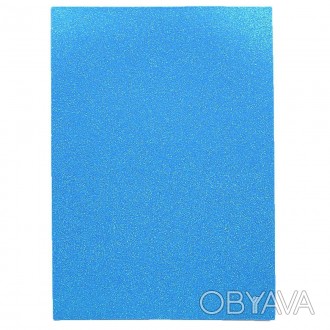  Товар на сайті >>>Фоамиран EVA 1.7±0.1 MM "Темно-синій" IRIDESCENT HQ A4 (21X29. . фото 1